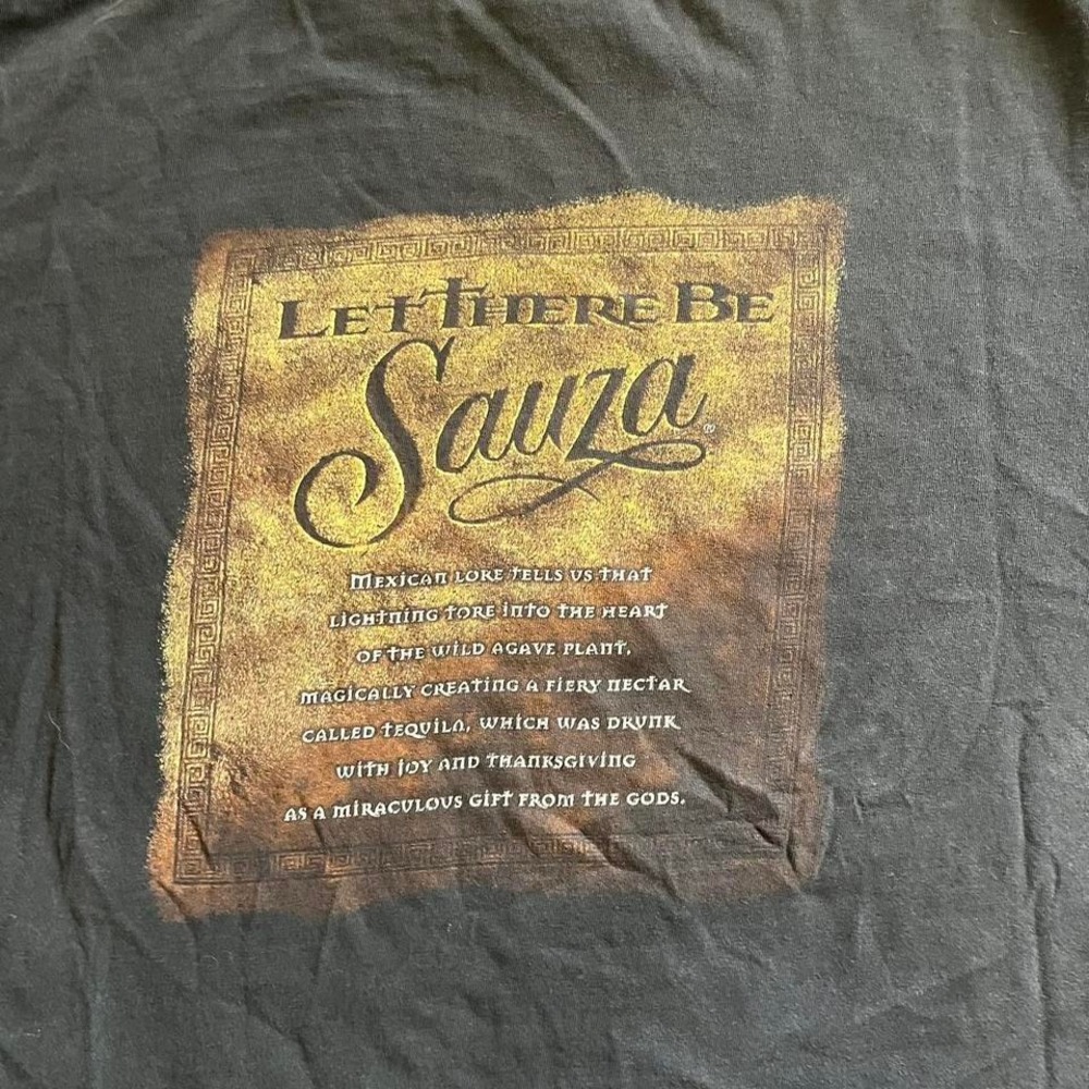 Vintage 90s Faded Sauza Tequila Liquor Promo Shirt Mens XL - Picture 2 of 8